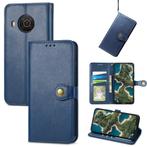 Luxe Wallet Case +Screenprotector for Nokia X20 / X10 _Blauw, Telecommunicatie, Mobiele telefoons | Hoesjes en Frontjes | Nokia