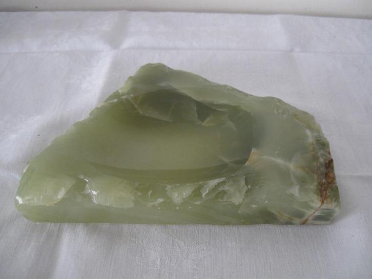 Marmer onyx groene asbak schaal vintage, Antiek en Kunst, Antiek | Keramiek en Aardewerk, Ophalen of Verzenden