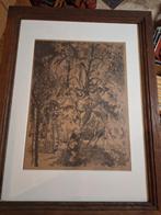 Litho bomen van Matth Wiegman, Antiek en Kunst, Kunst | Schilderijen | Klassiek, Ophalen of Verzenden