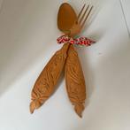 Zweedse houten vork en lepel, Antiek en Kunst, Ophalen of Verzenden