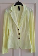 MarcCain neon gele soepele blazer dyed patroon mt XS/S TNC