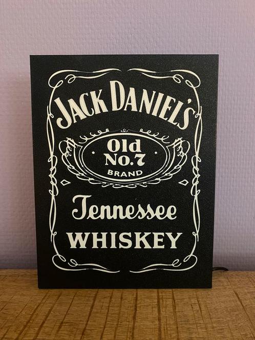 Jack Daniels led lichtreclame met usb aansluiting., Huis en Inrichting, Woonaccessoires | Tekstborden en Spreuken, Nieuw, Ophalen of Verzenden