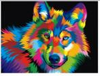 Diamant Painting Wolf / Hond- Nieuw in verpakking!, Ophalen of Verzenden, Nieuw, Knutselwerk