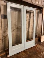 Set oude en-suite / schuifdeuren 203.5 x 145, Doe-het-zelf en Verbouw, Deuren en Horren, Ophalen, Gebruikt, 120 cm of meer, Binnendeur