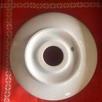 Antieke lampenkap. Dik melkglas. Merk: Bauscher Weiden., Ophalen