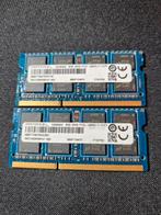 2x8 Gb Ramaxel DDR3 1600 SODimm Laptop geheugen, Computers en Software, RAM geheugen, Ophalen of Verzenden, Zo goed als nieuw