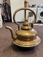 Antieke koperen ketel met warmhouder /rechaud, vintage, Ophalen of Verzenden, Koper