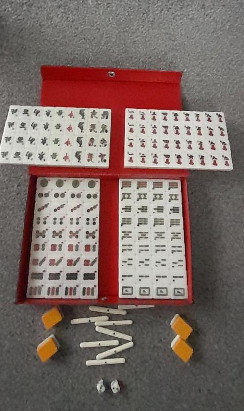 Mahjong  Mah-Jongg reiseditie koffertje/etui, gloednieuw., Hobby en Vrije tijd, Gezelschapsspellen | Overige, Nieuw, Ophalen of Verzenden