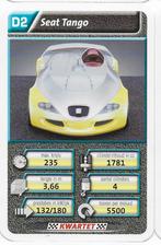 X8 autokaartje D2 Seat Tango, Verzamelen, Automerken, Motoren en Formule 1, Ophalen of Verzenden, Zo goed als nieuw, Auto's
