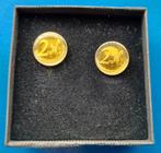 Manchetknopen 2 Euro muntjes Koninklijke Nederlandse Munt, Sieraden, Tassen en Uiterlijk, Manchetknopen, Verzenden, Nieuw, Zilver