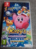 NintendoSwitch Game Kirby's Return To      Dreamland Deluxe, Avontuur en Actie, Ophalen of Verzenden, Zo goed als nieuw, 3 spelers of meer