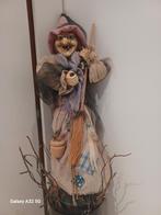 Heksenpop met bezem, Ophalen of Verzenden, Gebruikt