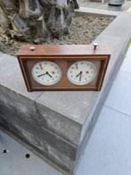 Leuke vintage analoge schaakklok van het duitse merk garde, Ophalen of Verzenden
