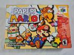 Paper Mario - N64-NTSC (Compleet met Doosje en Boekje), Spelcomputers en Games, Games | Nintendo 64, 1 speler, Ophalen of Verzenden