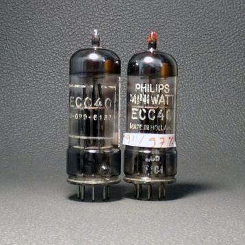 ECC40  RT,  La Radiotechnique, Suresnes. Matched pair. beschikbaar voor biedingen