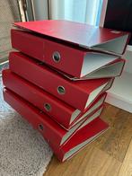 Gratis af te halen: 11x Rode Ringbandmap/ordner, Ophalen, Gebruikt