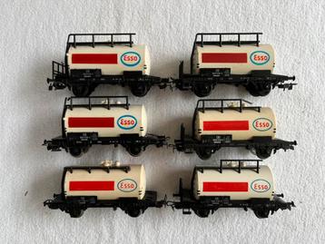 6x Piko DB ketelwagens Esso beschikbaar voor biedingen