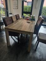 tafel met 6 stoelen, Gebruikt, Ophalen