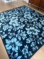 Vintage Marinda wollen deken - 2 persoons, Ophalen of Verzenden, Gebruikt, Blauw, Rechthoekig