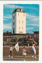 KATWIJK AAN ZEE VUURTOREN KINDEREN VLAGGEN AUTO'S TOURINGCAR, Ophalen of Verzenden, 1960 tot 1980, Gelopen, Zuid-Holland