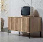 WOOOD New Gravure Tv-meubel 100 cm Eiken Naturel | €379, nu, 100 tot 150 cm, Nieuw, Ophalen of Verzenden, Woood