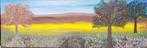 Schilderij SAVANNE & MAGIC FOREST 120x40, Ophalen, Nieuw, Schilderij