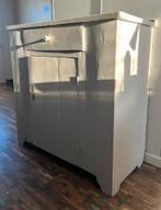 Houten dressoir - Grijs, Huis en Inrichting, Kasten | Dressoirs, Ophalen, Gebruikt, 50 tot 100 cm, 25 tot 50 cm