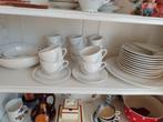 Servies met grijs modern printje, Antiek en Kunst, Antiek | Servies compleet, Ophalen of Verzenden