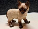 Vintage Siamese stenen katje, Ophalen of Verzenden, Zo goed als nieuw, Hond of Kat, Beeldje of Figuurtje