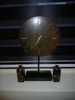 Marmeren klok, Huis en Inrichting, Woonaccessoires | Klokken, Ophalen of Verzenden, Wandklok