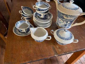 Boerenhove Blauw Ceramique koffieservies beschikbaar voor biedingen