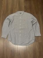 Ralph Lauren overhemd zwart wit geruit – rood logo – L Heren, Kleding | Heren, Overhemden, Ophalen of Verzenden, Zo goed als nieuw