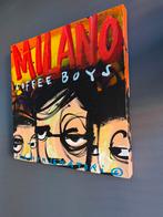 Selwyn Senatori schilderij 50x50 Milano Boys, Ophalen of Verzenden