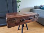 XL Vintage koffer hardschaal bruin, Minder dan 50 cm, Gebruikt, 50 tot 100 cm, Ophalen of Verzenden