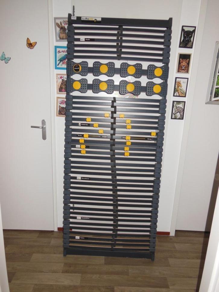 Lattenbodem Bossflex 600 - 80x200 cm, Huis en Inrichting, Slaapkamer | Matrassen en Bedbodems, Gebruikt, Bedbodem, 80 cm, 200 cm