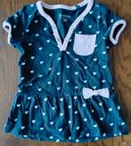 Blauw jurkje met roze hartjes maat 56 van Prenatal, Kinderen en Baby's, Jurkje of Rokje, Meisje, Ophalen of Verzenden, Zo goed als nieuw