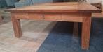 Teak houten salontafel. 120 x 120 x 47cm, Huis en Inrichting, Tafels | Salontafels, Minder dan 50 cm, 100 tot 150 cm, 100 tot 150 cm