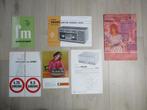 6 Philips folders voor bandrecorders en radio's (jaren 60), Ophalen of Verzenden, Gelezen, Folder