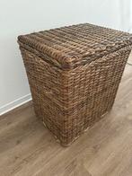 (Was)mand bruin gevlochten 57x41xH61cm, met binnenzak, Ophalen of Verzenden, Zo goed als nieuw, Rechthoekig, Riet