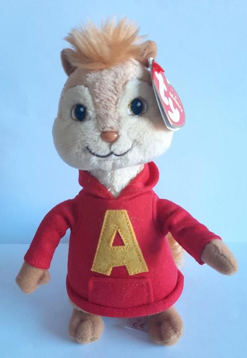 Alvin (and the Chipmunks) knuffel TY uit 2013 NIEUW!!, Kinderen en Baby's, Speelgoed | Knuffels en Pluche, Nieuw, Overige typen