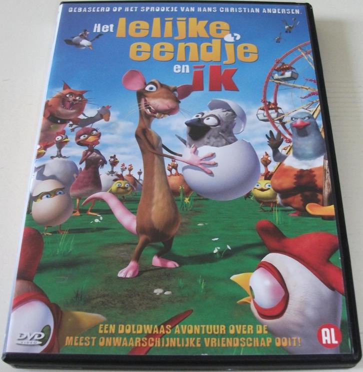 Dvd *** LELIJKE EENDJE EN IK ***, Cd's en Dvd's, Dvd's | Kinderen en Jeugd, Zo goed als nieuw, Film, Avontuur, Alle leeftijden
