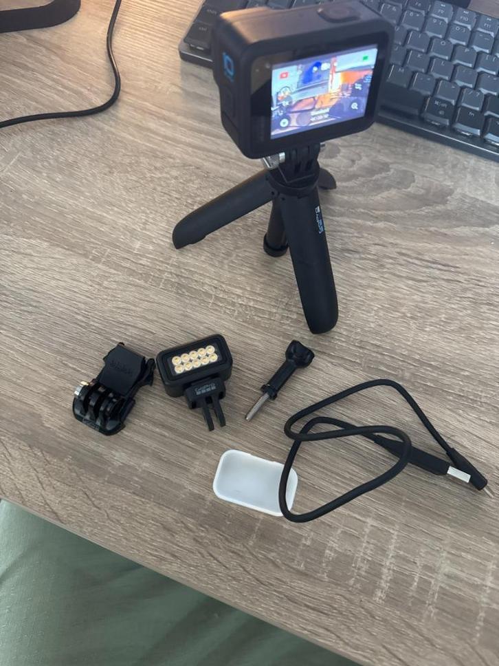 GoPro HERO10 Black – Bijna Niet Gebruikt – Compleet, Audio, Tv en Foto, Actiecamera's, Zo goed als nieuw, GoPro, Verzenden