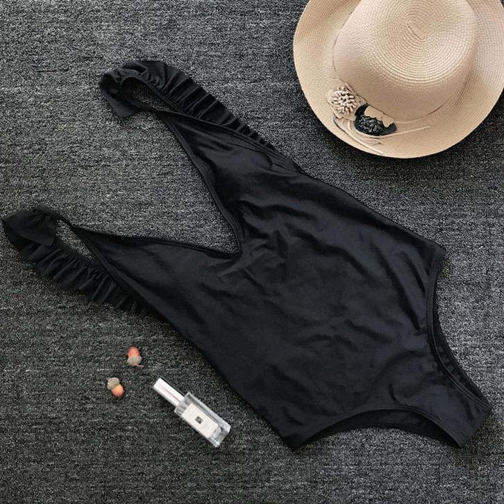 Zwarte monokini badpak sexy push-up bandage dames vrouwen, Kleding | Dames, Badmode en Zwemkleding, Nieuw, Badpak, Zwart, Verzenden