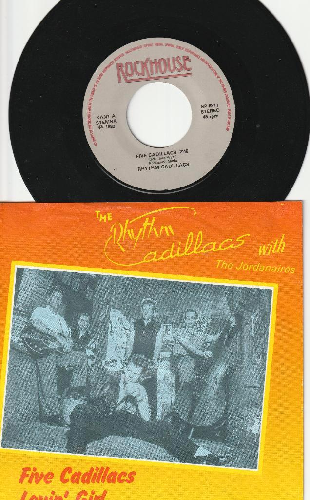 Rhythm Cadillacs +Jordanaires [Elvis Presley!]- 5 Cadillacs, Cd's en Dvd's, Vinyl Singles, Gebruikt, Pop, Ophalen