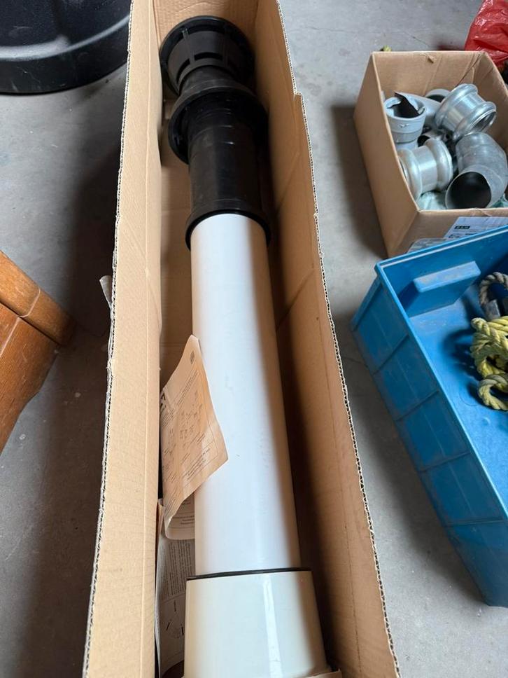 Rolux 4G PAR VR ZW rookgasafvoer – 1150 mm – Nieuw in doos, Doe-het-zelf en Verbouw, Buizen en Afvoer, Zo goed als nieuw, Minder dan 2 meter