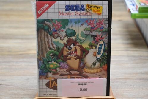 Tazmania - Sega Master System, Spelcomputers en Games, Games | Sega, Gebruikt, Master System, Avontuur en Actie, 1 speler, Vanaf 3 jaar