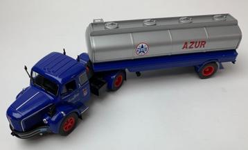 Odeon 1:43 Berliet TLM Citerne Semi Remorque *Azur*,blauw gr