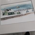 ets schilderij westland poeldijk, Antiek en Kunst, Kunst | Schilderijen | Klassiek, Ophalen of Verzenden