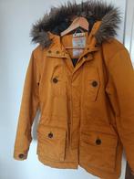 Vintage okergeel Winter jas Springfield maat M, Parka, Ophalen of Verzenden, Gedragen, Maat 38/40 (M), Geel