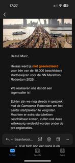 Gezocht ticket Marathon Rotterdam, Tickets en Kaartjes, Eén persoon